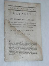 Rapport fait au Conseil des Anciens, au nom de la Commission chargée d'examiner la...