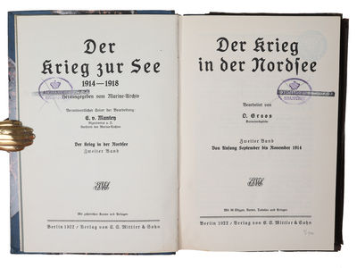 Der Krieg in der Nordsee. 1-6. + Tafelband. (photo 7)