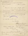 Gideon Welles Signed A Naval Document As Secretary Of The Navy