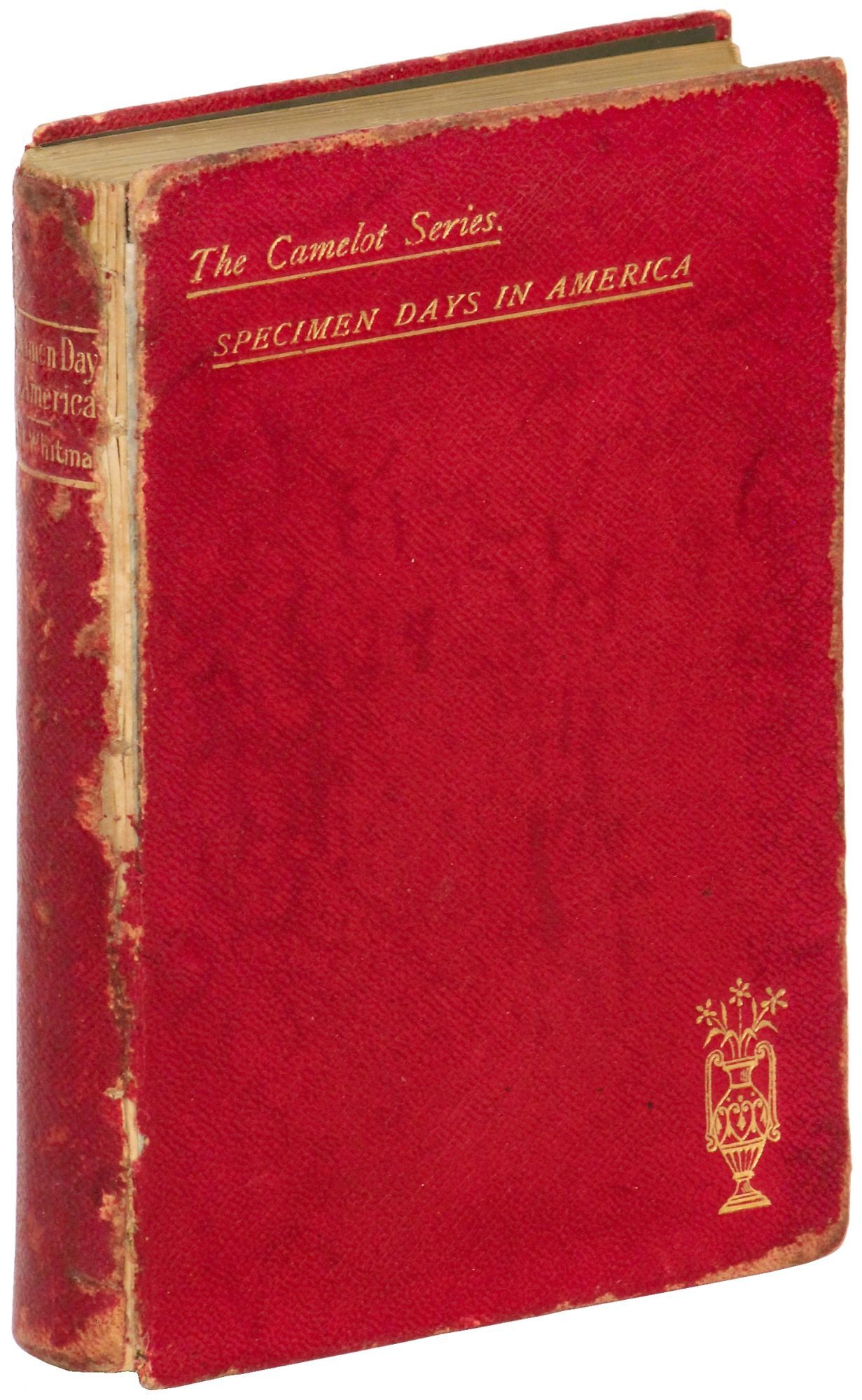 Specimen Days in America by Walt WHITMAN Hardcover Signed 1887