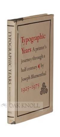 Typographic Years, a Printer\'s Journey Through a Half-Century