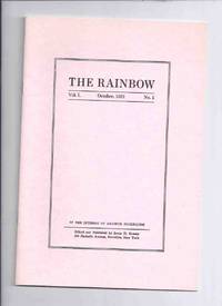 The Rainbow, Volume 1, # 1 October 1921 / Necronomicon Press ( Facsimile Edition )(inc....