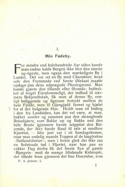 P. A. Jensens Autobiografiske Meddelelser.…