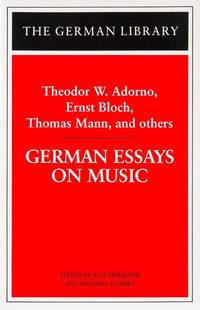 German Essays on Music.