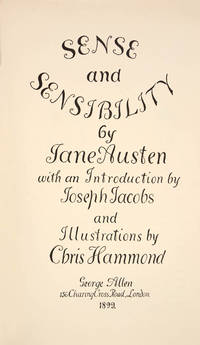 image of Sense and Sensibility: With an Introduction by Joseph Jacobs and Illustrations by Chris Hammond.
