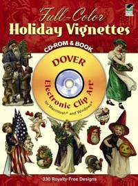 Full-Color Holiday Vignettes CD-ROM and Book [With CDROM]