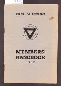 Y.M.C.A. Of Australia Members' Handbook 1952