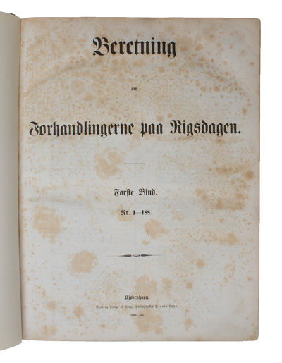 Beretning om Forhandlingerne paa Rigsdagen. 2…