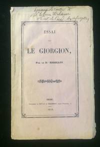 ESSAI SUR LE GIORGION