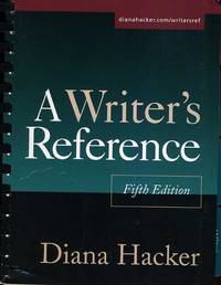 A Writer&#039;s Reference, Fifth Edition de Hacker, Diana - 2002