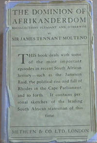 image of The Dominion of Afrikanderdom : Recollections Pleasant and Otherwise