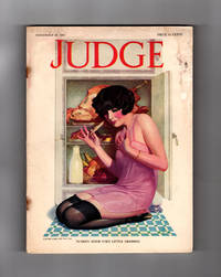 Judge Magazine - November 24, 1923  / The World's Wittiest Weekly. Enoch Bolles Cover; Ralph Barton; Clive Weed; Charles Baskerville; James Montgomery Flagg; Gilbert Wilkinson; Angus MacDonnall; Art Deco. "Thanksgiving" Number.