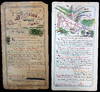 2 Naive works promoting the celebrated "Superior Glossy Inks"-- with color samples and illustrations--Now for Sale Only by Druggist
