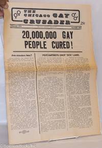 image of Chicago Gay Crusader: the total community newspaper; #9, January 1974: 20,000,000 Gay People Cured!