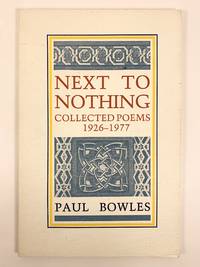 Next to Nothing Collected Poems 1926 1977