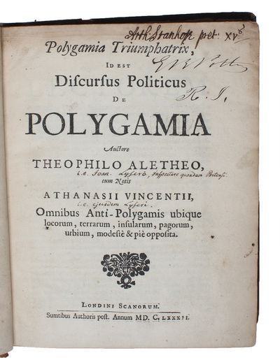 Polygamia Triumphatrix id est Discursus Politicus…