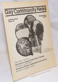 image of GCN: Gay Community News; the weekly for lesbians and gay males; vol. 8, #49, July 4, 1981; Lesbian_Gay Pride '81