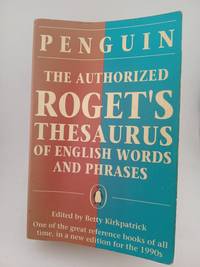 Rogets Thesaurus Of English Words And Phrases New Edition