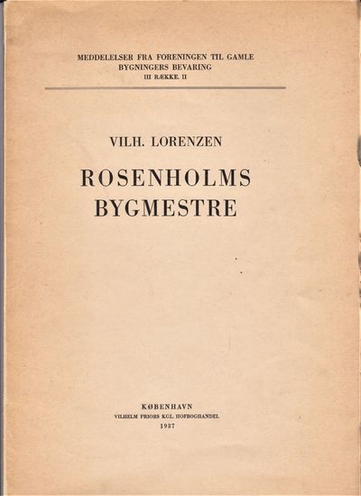 Rosenholms Bygmestre