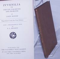 image of IVVENILIA or Certain Paradoxes and Problems. Reproduced from the First Edition. With a bibliographical note by R.E. Bennett