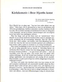 Kärleksmotiv i Bror Hjorths konst.