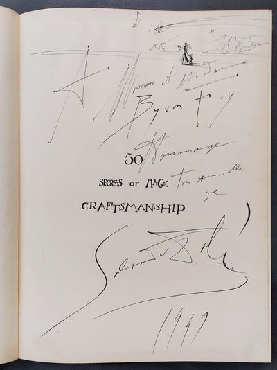 Dali 50 Secrets of Magic Craftsmanship, 1948, Signed, First