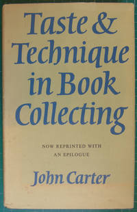 image of Taste & Technique in Book Collecting
