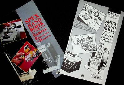 Edison, NJ: SPEX Industries, Inc, 1992. First Edition. Wraps. Very Good. First Edition. 118 pages pl...