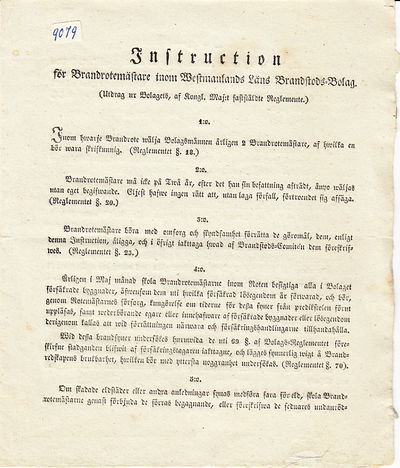 Instruction för brandrotemästare inom…