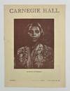 Carnegie Hall Marian Anderson [cover title]