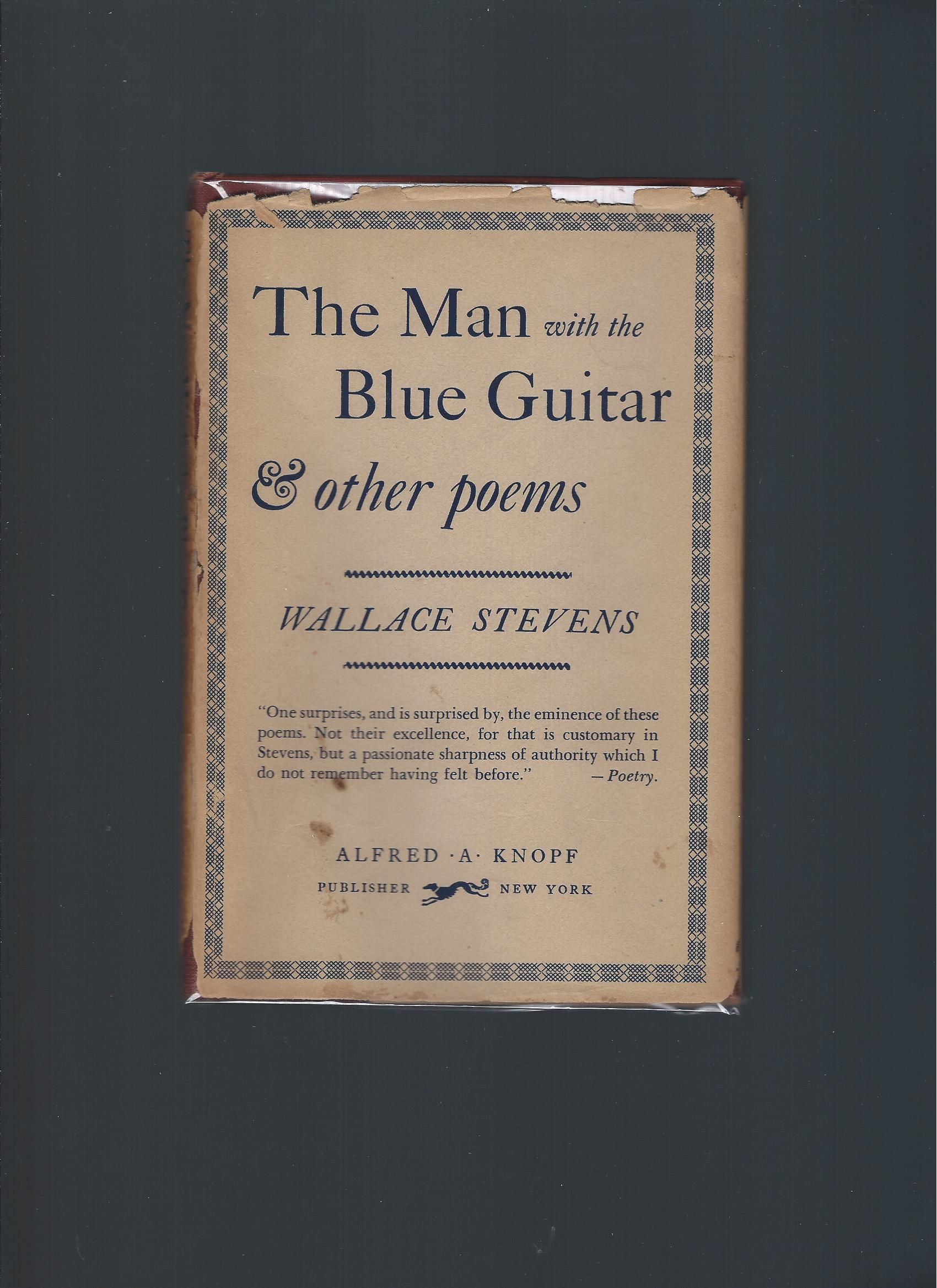 The Man with the Blue Guitar by Wallace Stevens First Edition 1945