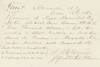 1867 Freedmen’s Bureau Receipt for $1,000 to Build a School on Land Owned by Freedmen in Morganton, North Carolina