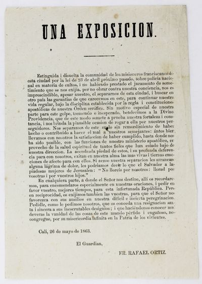 Una Exposicion [caption title]