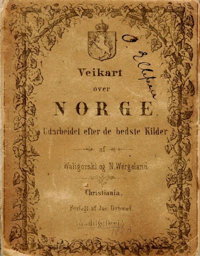 Veikart over Norge. Udarbeidet efter de bedste…