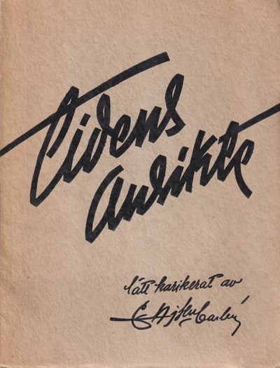 Tidens ansikte 1939-1941. Lätt karikerat av C.H.…