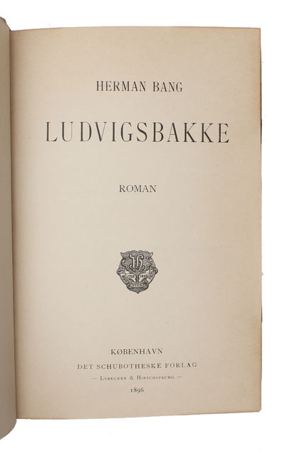 Ludvigsbakke. Roman. - [DEDIKATIONSEKSEMPLAR.] (photo 3)