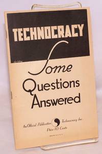 image of Technocracy, some questions answered