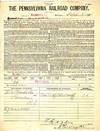 1892 Pennsylvania Railroad Co. Freight Recipe