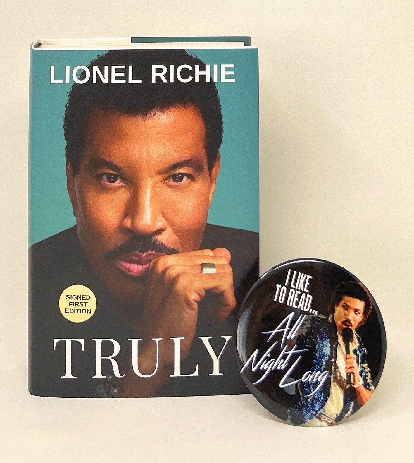 Truly SIGNED FIRST EDITION WITH 4" PROMO BUTTON