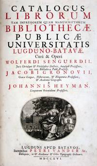 Catalogus Librorum Tam Imprssorum Quam Manuscriptorum Bibliothcae Publicae Universitatis...