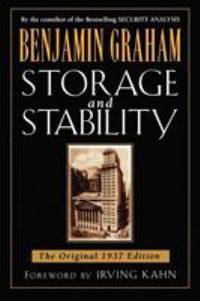 Storage and Stability : The Original 1937 Edition
