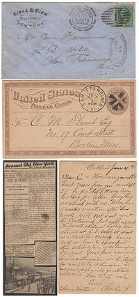 image of 1876 -- A RECORD-SETTING NON-STOP THEATRICAL TRAIN TRIP ON THE "LIGHTNING EXPRESS"