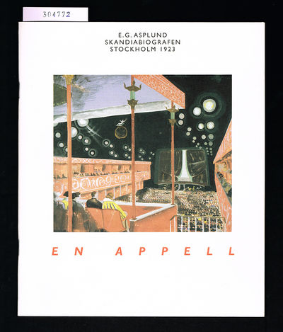 E. G. Asplund Skandiabiografen Stockholm 1923. En…