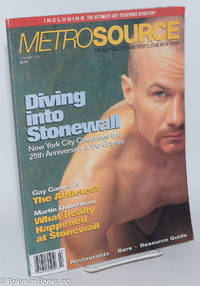 cover of Metrosource: the gay guide to metropolitan New York; vol. 5, #2, Summer 1994: Diving into Stonewall