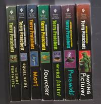 image of Discworld: The Light Fantastic; (with) Equal Rites; (with) Mort; (with) Sourcery; (with) Wyrd Sisters; (with) Pyramids; (with) Moving Pictures; -(7 volumes from the "Discworld" series)-