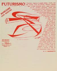 Letterhead for ‘Movimento Futurista.’ by F.T MARINETTI - from Ars Libri Ltd (SKU: B105686-2)