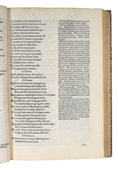 Epigrammata. Cum Domitii Calderini commentariis.  - [CALDERINI'S COMMENTARY ON MARTIAL'S EPIGRAMS] (photo 4)