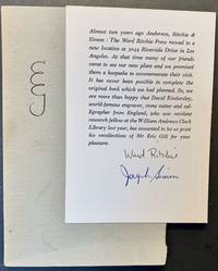 Mr. Eric Gill Recollections of David Kindersley