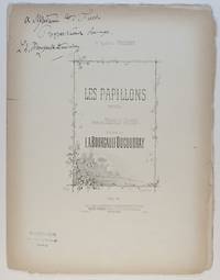 Light hearted song 'Les Papillons' ('The Butterflies'), (Louis Albert, 1840-1910,...