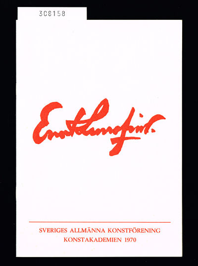 Evert Lundquist. Målningar 1963-1970. Sveriges…